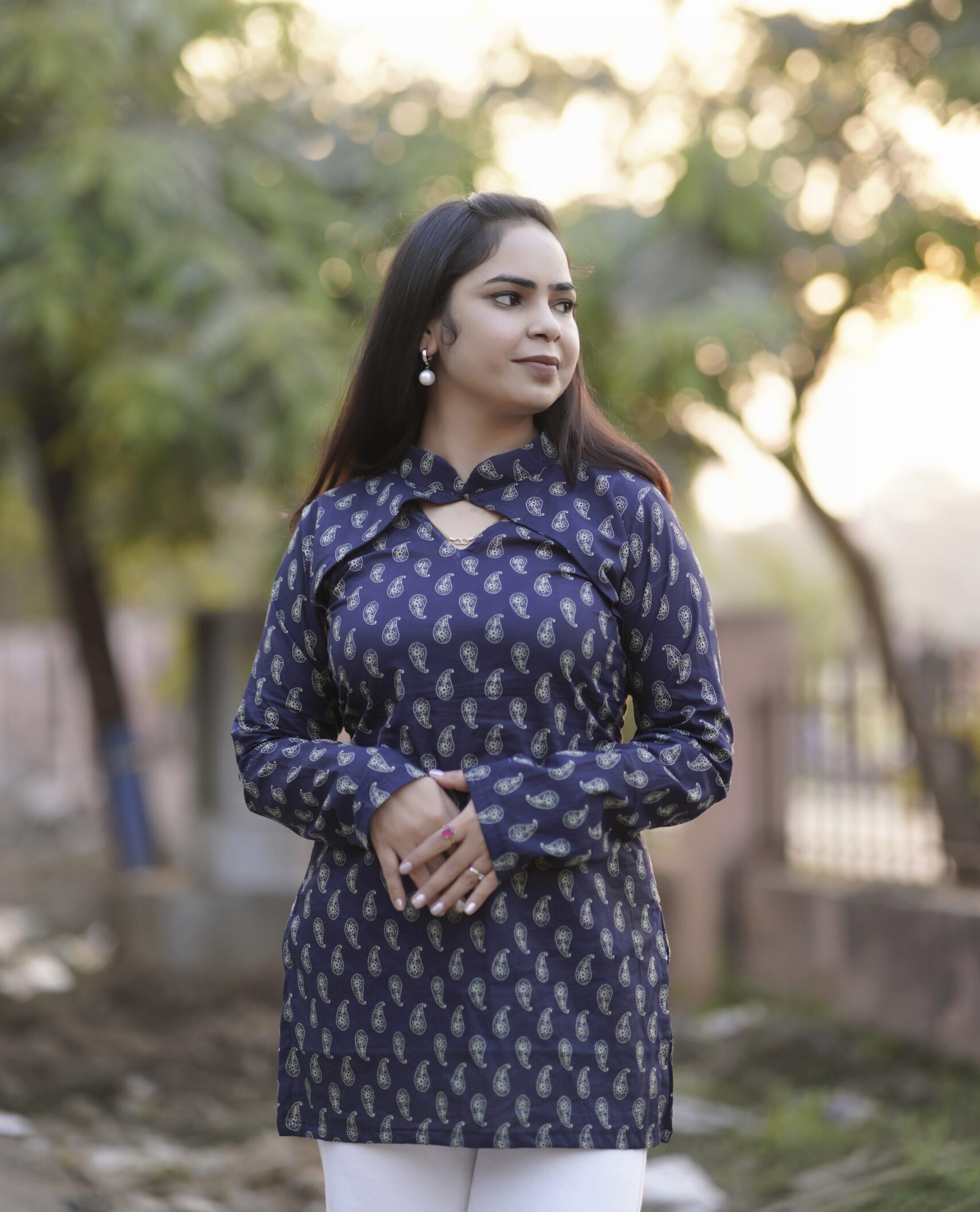 Urban Ethnic Paisley Short Kurti