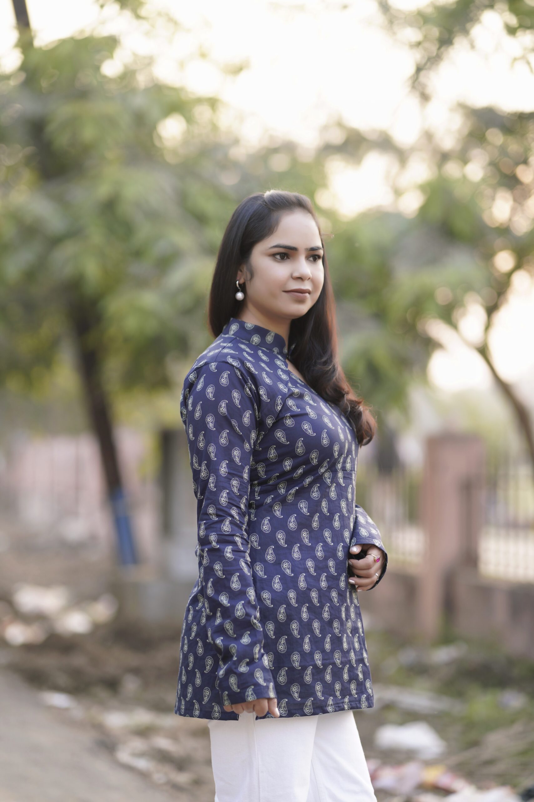 Urban Ethnic Paisley Short Kurti - Image 4